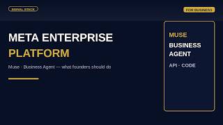 Meta Just Launched an Enterprise Platform — Muse, Business Agent & What Founders Should Do