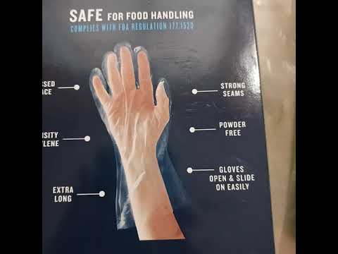 Food Handling Glove Comparison latex vs latex free 🙌