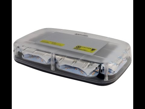 Проблесковая балка, 28 см, 15 режимов, Samrai MB10N питание от прикуривателя, на магнитах