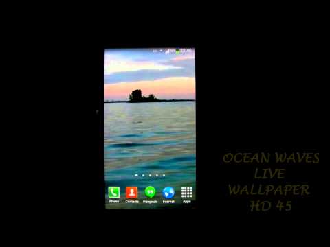 Ocean Waves Live Wallpaper 45 Video
