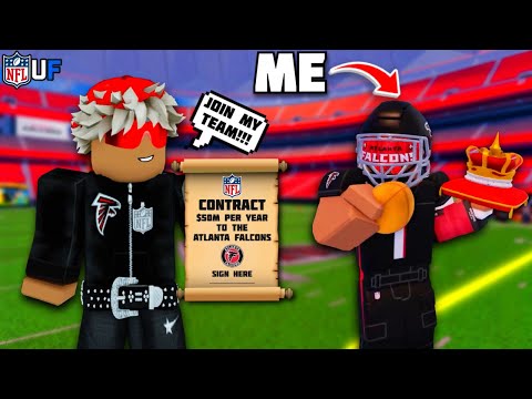 I Got Drafted to an NFL Team in Roblox!