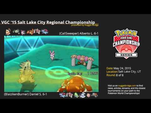 VGC '15 Salt Lake City Regional Round 8 - Daniel S. (BlazikenBurner) vs Alberto L. (CaliSweeper)