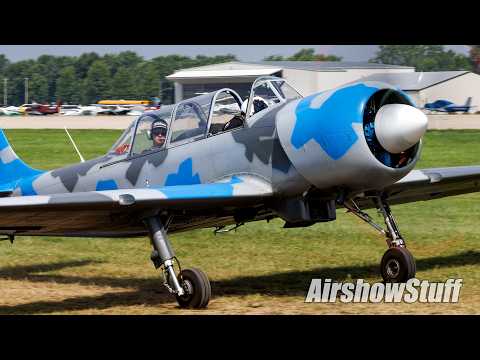 Oshkosh Arrivals/Departures (Runway 9/27) - Tuesday Part 2 - EAA AirVenture Oshkosh 2025