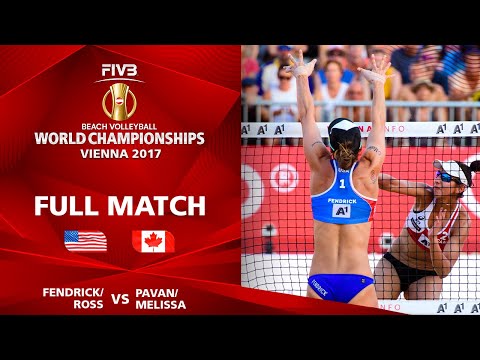 Fendrick/Ross vs. Pavan/Humana Paredes - Semifinal | Beach Volleyball World Champs Vienna 2017