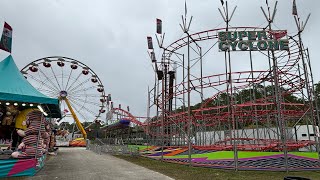 Volusia County Fair, Deland Florida Nov. 10th, 2024. Rainy Day!  Wade Shows #fair #carnival S5-E4
