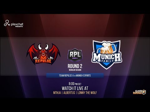 TEAM REPULSE A vs MUNICH ESPORTS | RPL | CLASH ROYALE