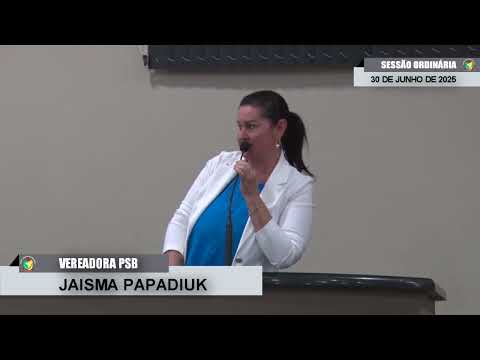 CMBTE - USO DE TRIBUNA PELA VEREADORA JAISMA PAPADIUK - PSB.
