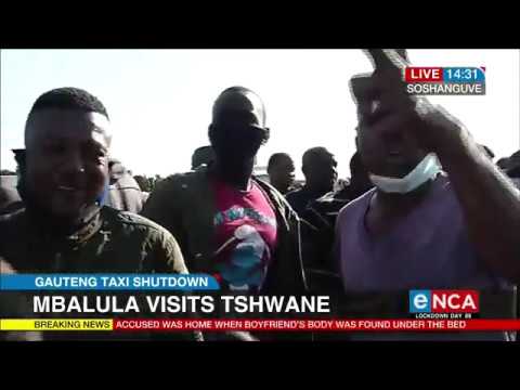 Mbalula leaves Soshanguve during meeting with taxi operators