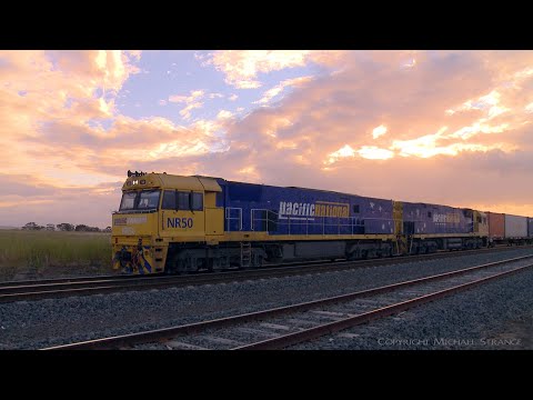 1PM5 Pacific National Freight Train Departs Gheringhap (8/12/2021) - PoathTV Railways