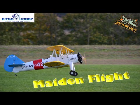 Maiden Flight of the Dancing Wings Pt17 Balsa 1600mm PNP ARF from Bitgo Hobby