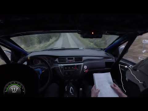 Mariusz Zieliński /Ryszard Chlebowski Tech-Mol Rally Tarmac Masters 2023 OS Kosmos Mitsubishi Lancer