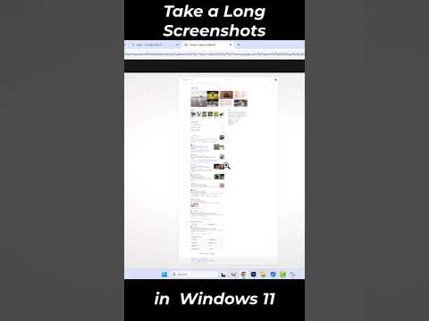 How to take a long screenshot in windows 11 #screenshot #windows11