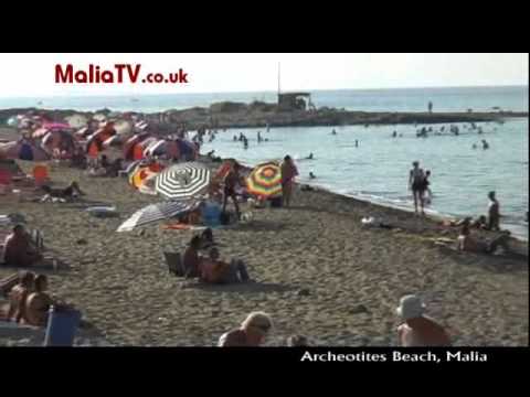 Malia TV - Potamos Beach Malia Part 1- Crete Greece