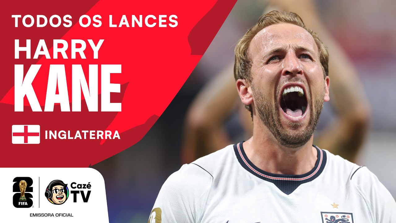 ELE QUASE TROUXE O SONHO INGLÊS! VEJA TODOS OS LANCES DE HARRY KANE NA COPA DO MUNDO FIFA™ 2026