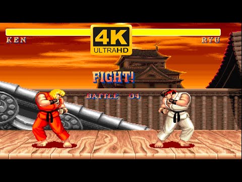 Street Fighter II The World Warrior! / KEN Longplay / 4K HD 60 FPS
