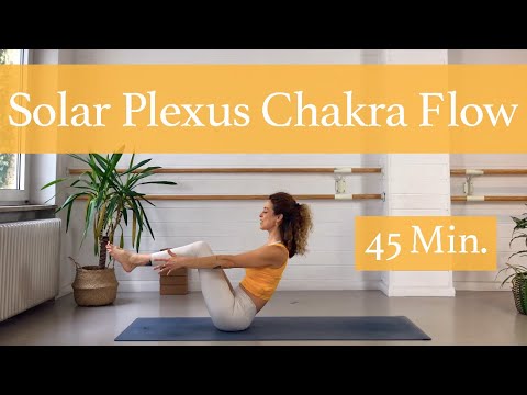 Solar Plexus Chakra Yoga Flow | 45 Min Yoga for Strength & Empowerment