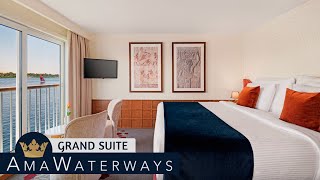 AMA Lilia | Grand Suite Tour & Review 4K | AMA Waterways | 2024 | 4K