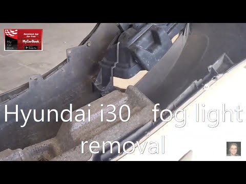 Hyundai i30 2007–2012 fog light removal