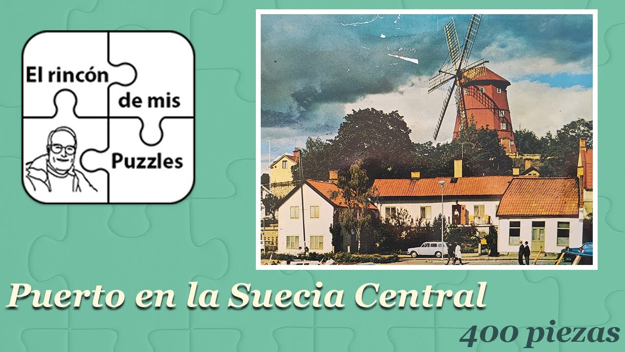 Puerto en la Suecia Central – Mi primer puzzle (1973) | El Rincón de mis Puzzles