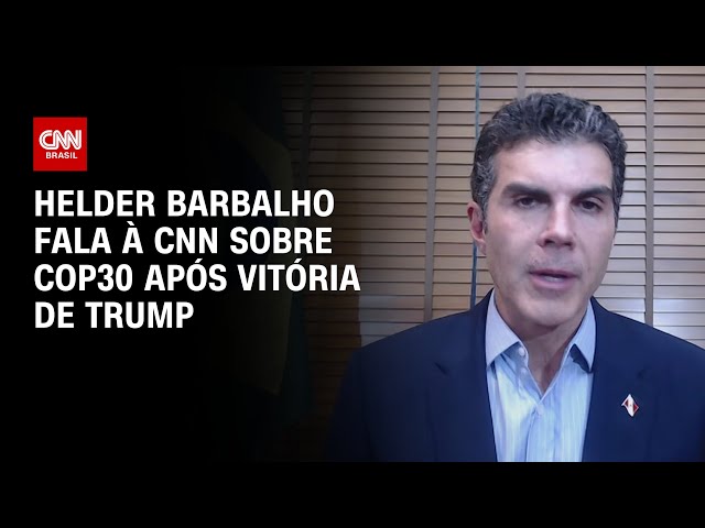 Helder Barbalho fala à CNN sobre COP30 após vitória de Trump; Veja na íntegra | CNN 360º