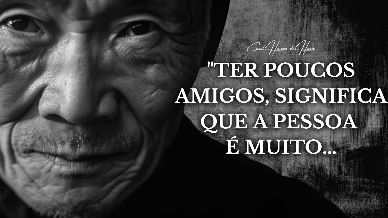 TER POUCOS AMIGOS SIGNIFICA QUE A PESSOA É MUITO...