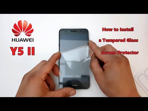 Huawei Y5 II - How to put on a Tempered Glass Screen Protector