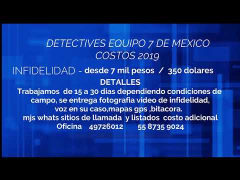 , title : 'Cuanto cobra un investigador privado  mexico df cdmx'