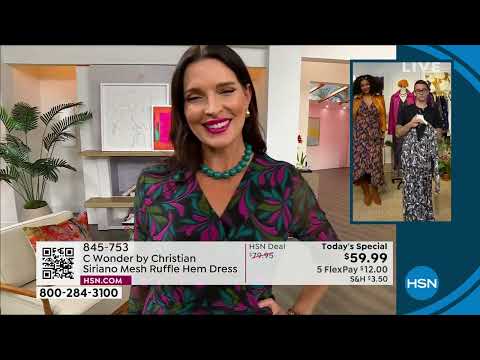 HSN | C. Wonder Christian Siriano Fashions 08.10.2023 - 07 PM