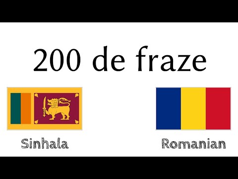 200 de fraze - Singaleză - Română