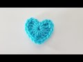 How To Crochet A HEART Mini Size For Absolute Beginners
