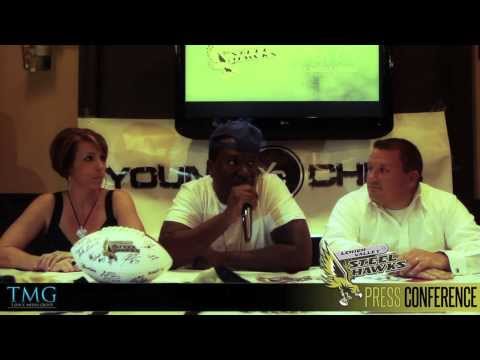 Young Chizz and Lehigh Valley SteelHawks Press Conference