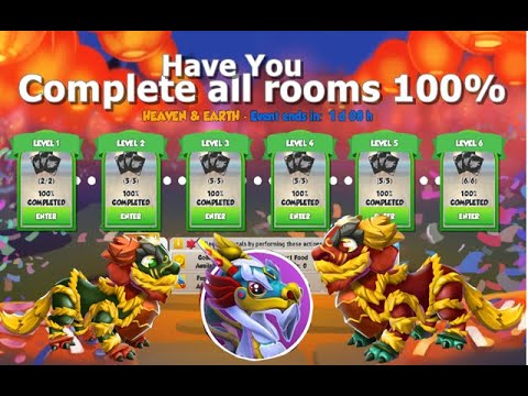 Have You Complete all Rooms 100%-Dragon Mania Legends | Castle Event | DML