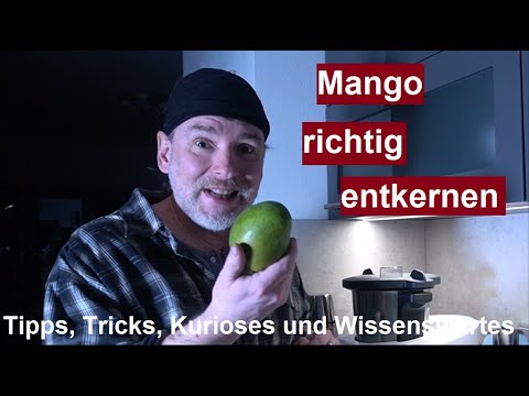 ⚠️Quick-Tipp#23:Mango richtig entkernen, schneiden/schälen und Kern entfernen How to prepare a mango