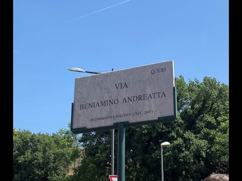 Filippo Andreatta intitolazione strada Beniamino Andreatta