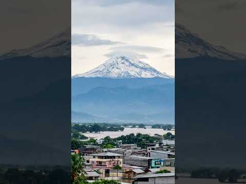 El #Chimborazo visto desde #Babahoyo #capital de la  Provincia de Los #Ríos #Ecuador