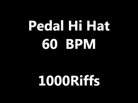 Pedal Hi Hat Metronome : 60 BPM - Beats Per Minute
