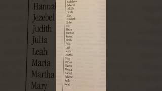 Name Inspired by Biblical Women female 👩🏻