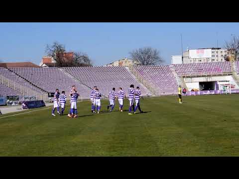 Liga 2. ASU Politehnica Timișoara 🆚 ASU Politehnica Timișoara 1-0. ( Gol Plazonja )