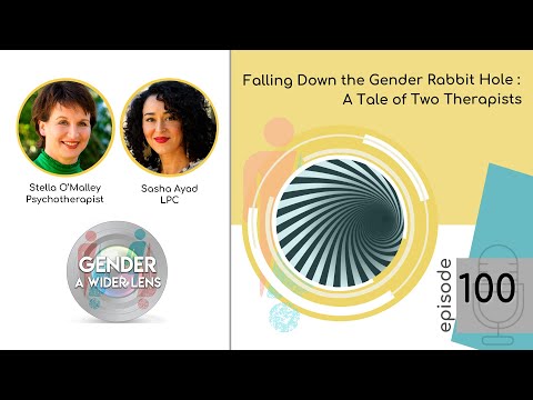Afleveringe 100 — Vallen in het gender-konijnenhol: een verhaal van twee therapeuten (Gender: A Wider Lens)