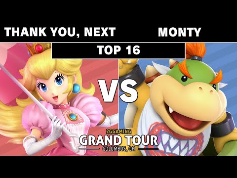 2GG GT Ohio - Thank You, Next (Peach) VS Monty (Bowser Jr.) - Smash Ultimate - Top 16