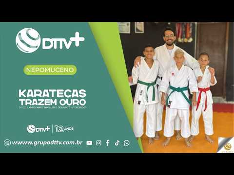 KARATECAS DE NEPOMUCENO CONQUISTAM OURO.