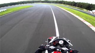 preview picture of video 'Kawasaki zx250r i Yamaha yzf-r125 (Tor Stary Kisielin)'