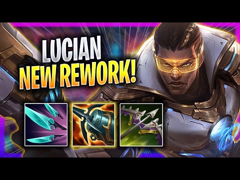 KOREAN CHALLENGER TRIES LUCIAN WITH NEW REWORK! - Korean Challenger Plays Lucian ADC vs Ashe!