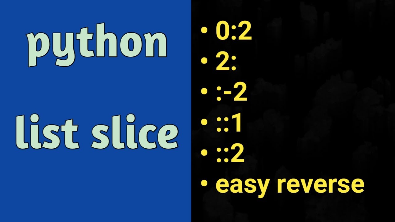Python Slice | Reverse string