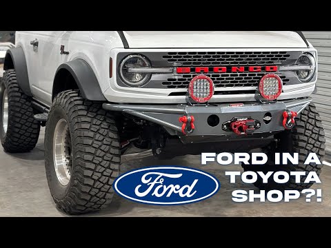 New Ford Bronco Custom Bumper Build w/ ComeUp Winch + ARB Lights