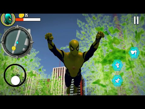 Real Flying Spider Hero City Battle | Amazing Spider City Missions - Android GamePlay HD