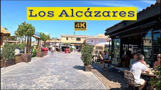 [4K] Los Alcázares, Mar Menor, Murcia. Wednesday Morning Walking Tour, Restaurant Area 🥗🍔🇪🇸
