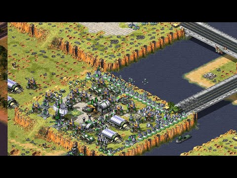 Red Alert 2 | Extra Hard Ai | King of the Hill | France vs 7 random