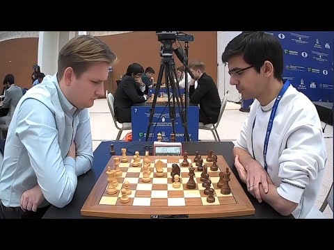 Johan-Sebastian Christiansen vs. Anish Giri / FIDE World Blitz Chess 2023 / Scotch Game   Round 8