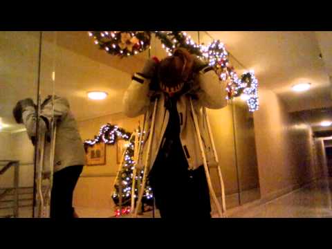 Virgin365: day two hundred and ninety-four...Caution Crutch Woman